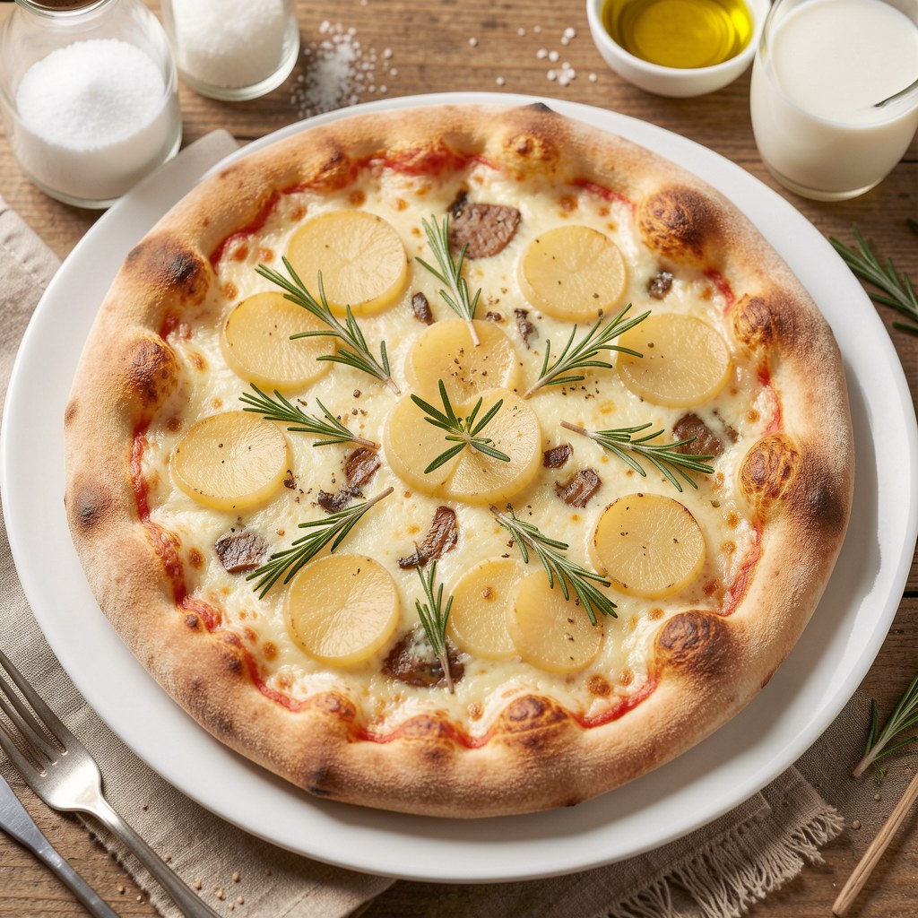 Pizza z ziemniakami