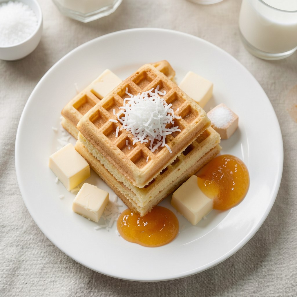Wafel kokosowo-biszkoptowy