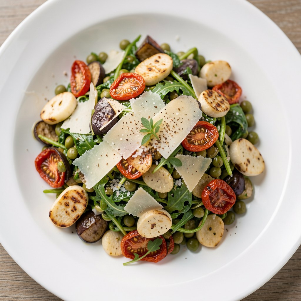 sałatka z soczewicą