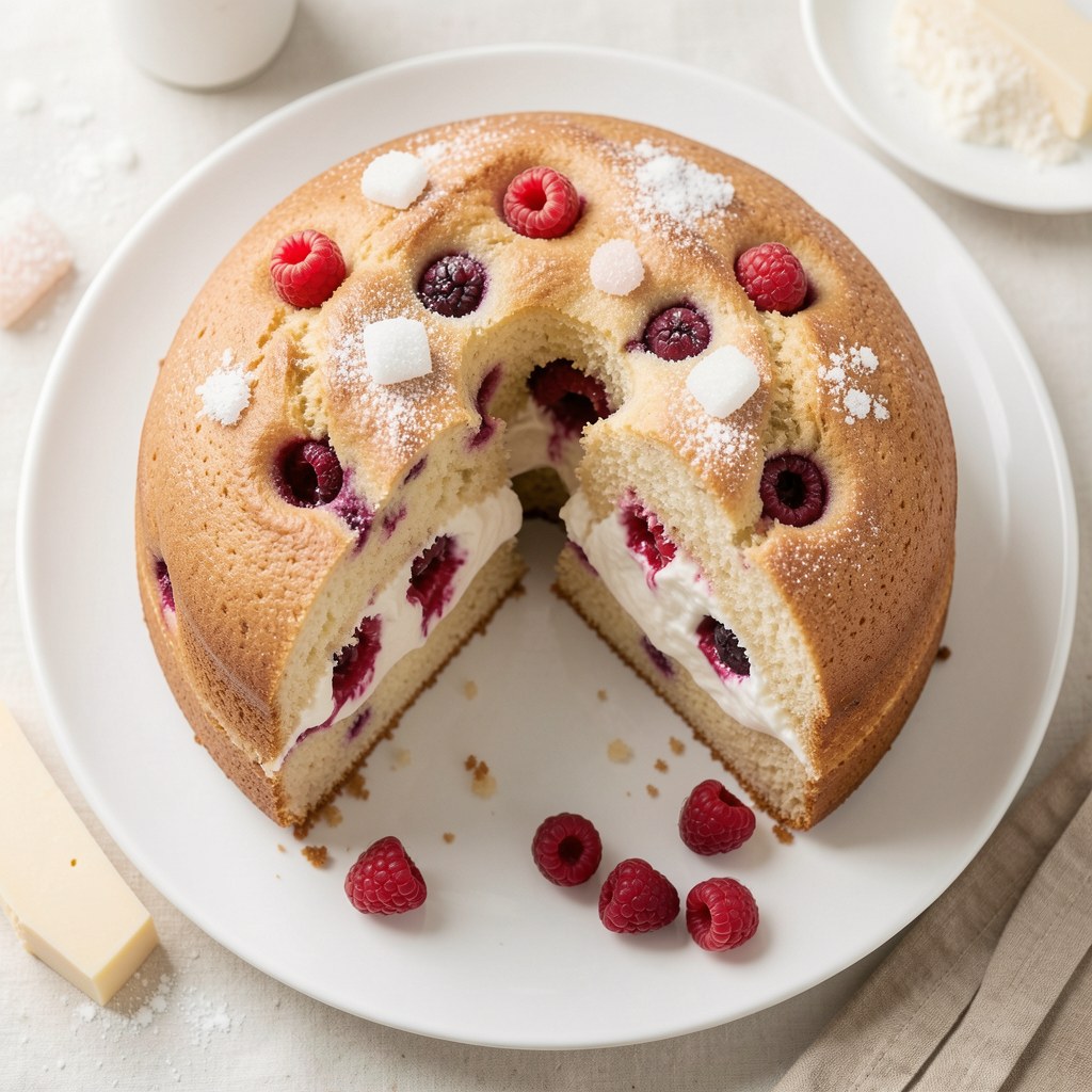 Malinowa babka