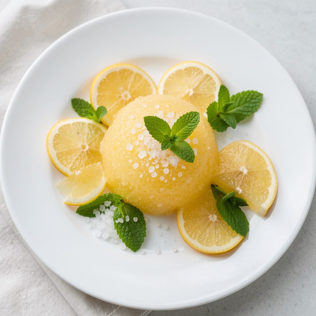Granita w cytrynie