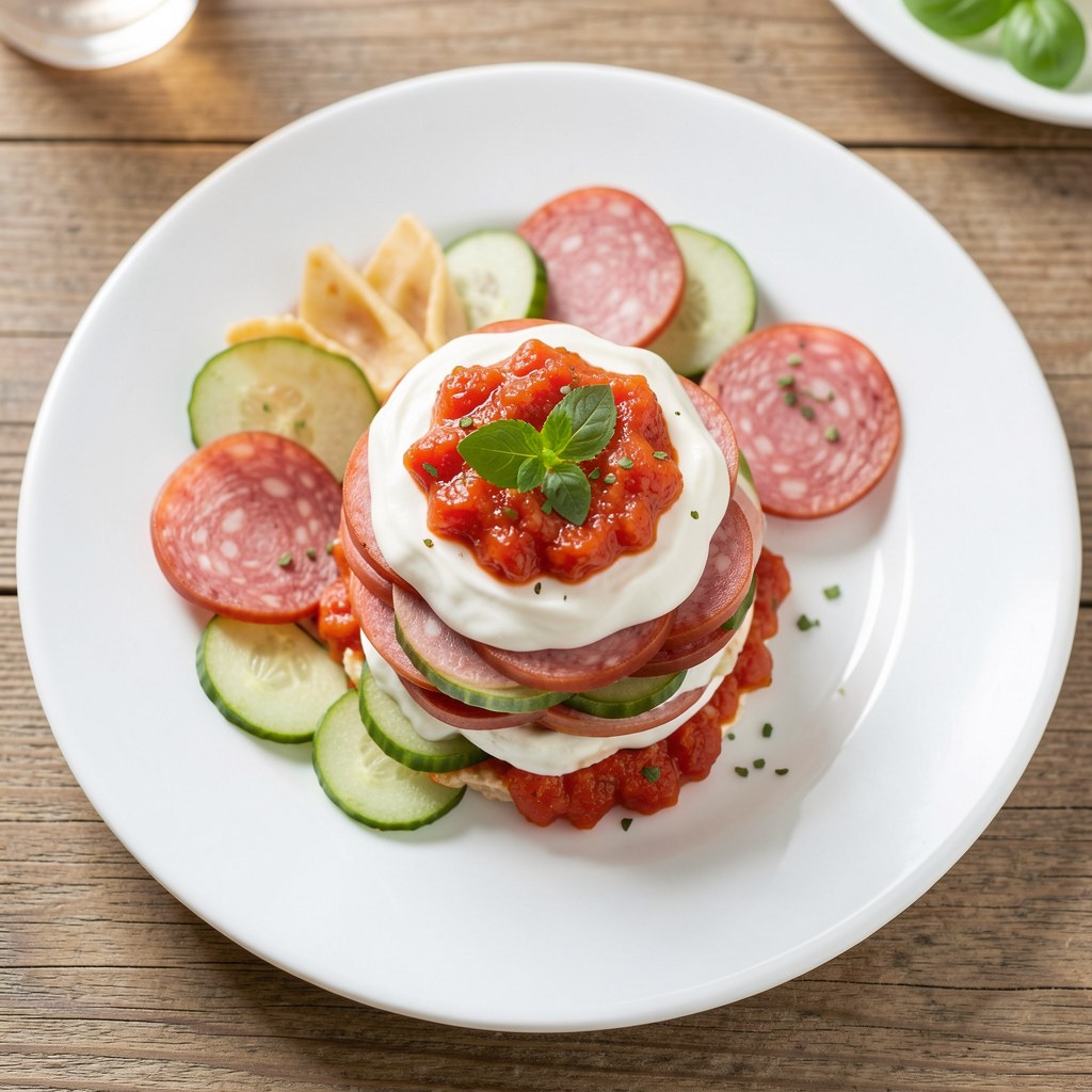 Pikantny przekładaniec serowy