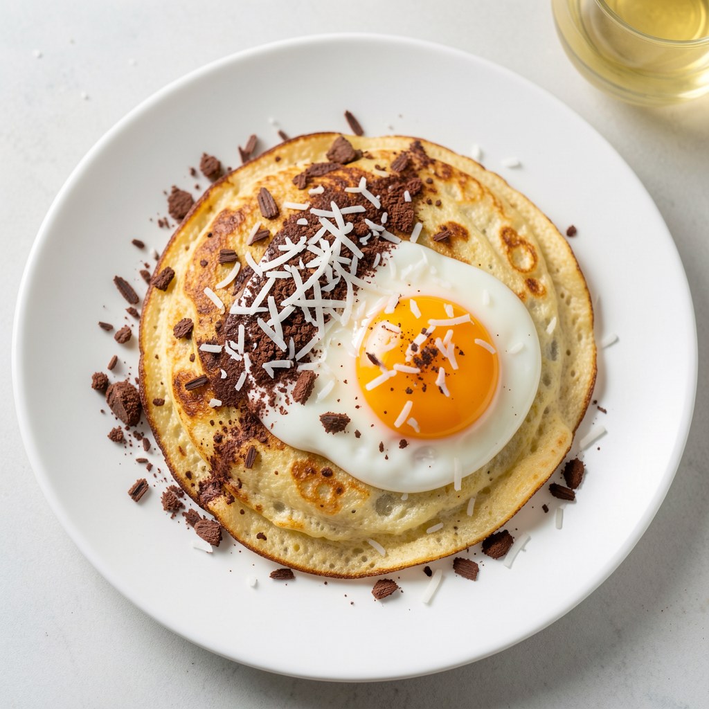 omlet kakaowo- kokosowy