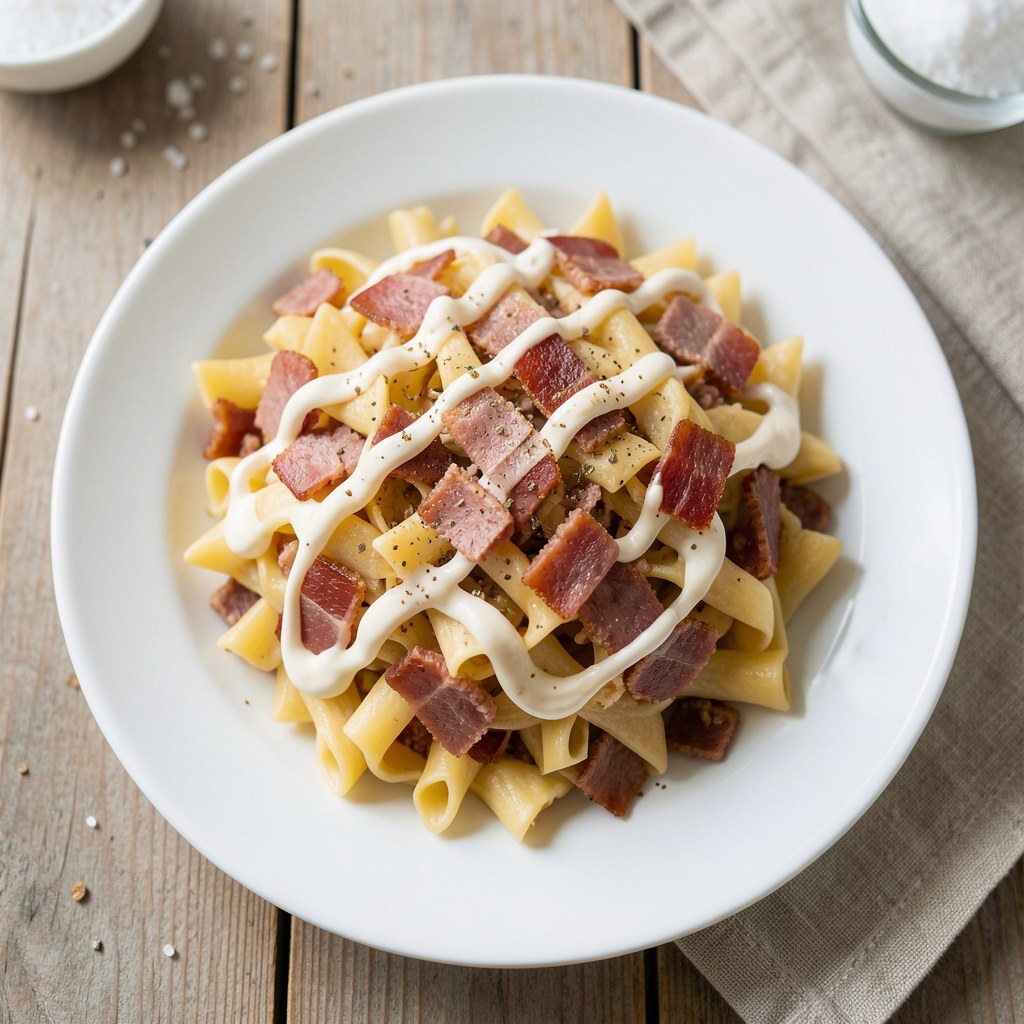 pasta z boczku wędzonego