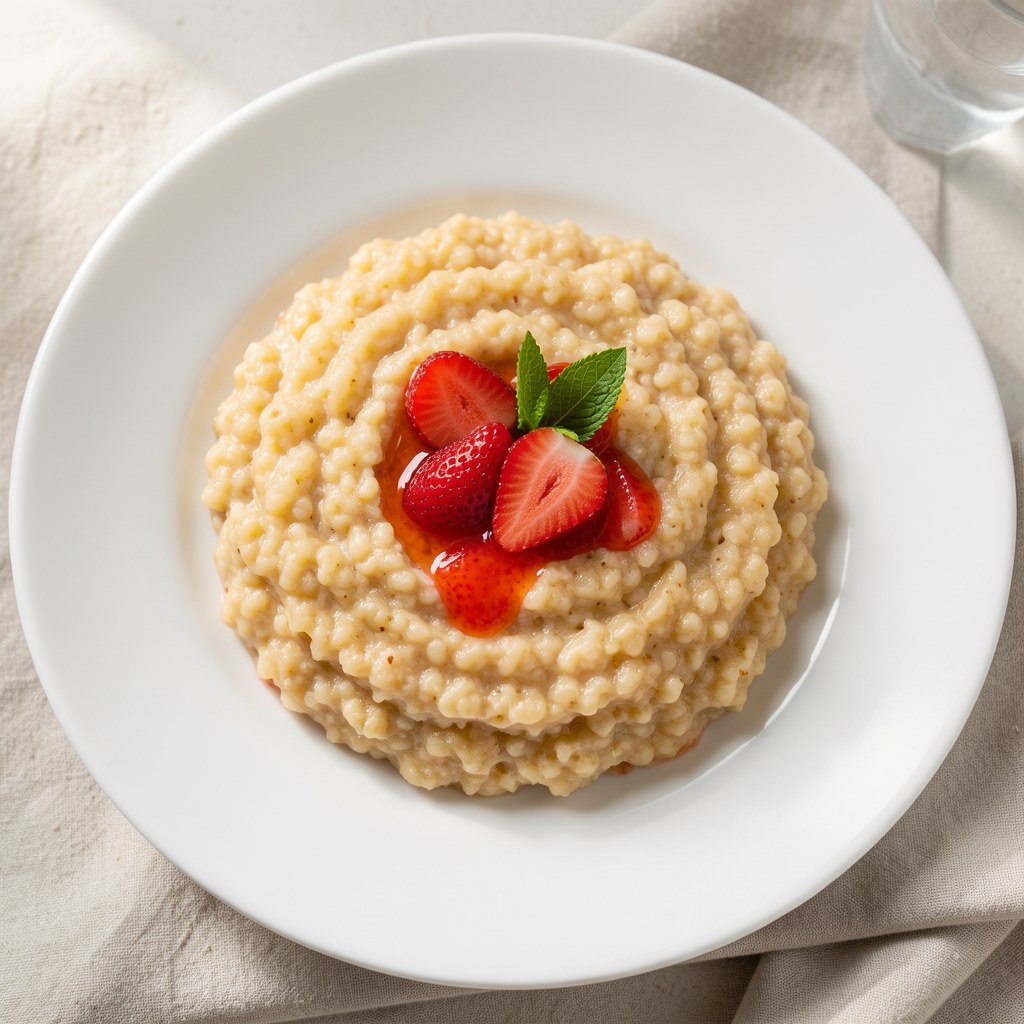 Kasza manna na gęsto