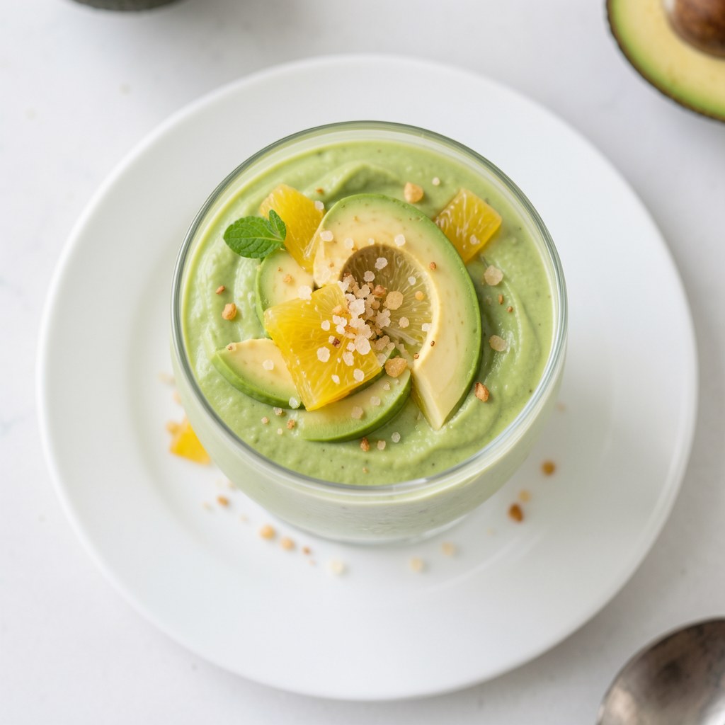 Mleczny koktajl z avocado