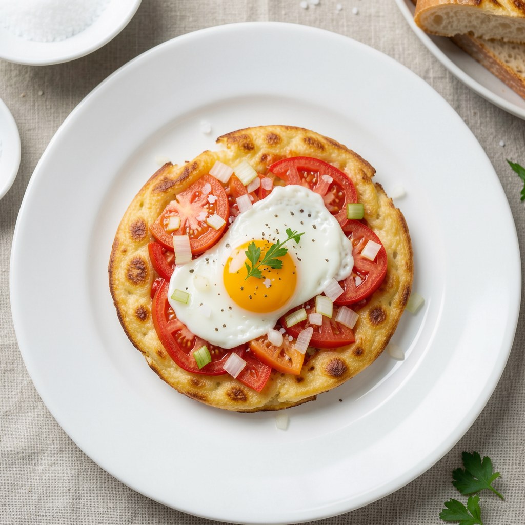 jajecznica z pomidorem