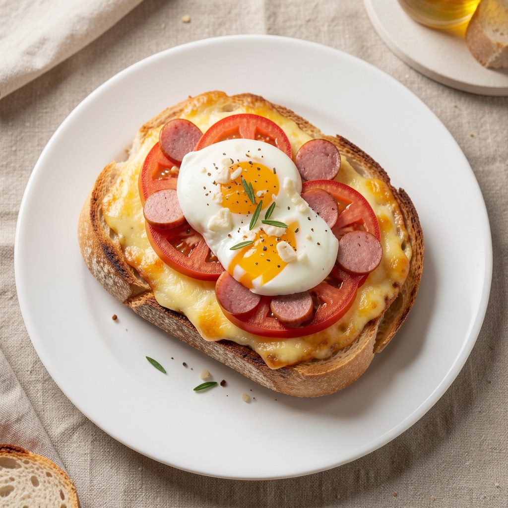 Ciabatta z jajecznicą