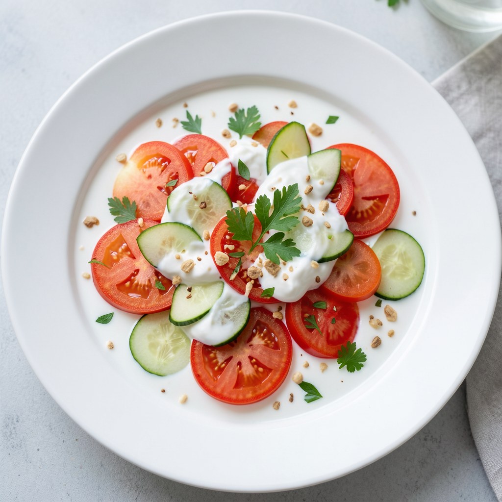 Chłodnik z pomidorów i ogórków