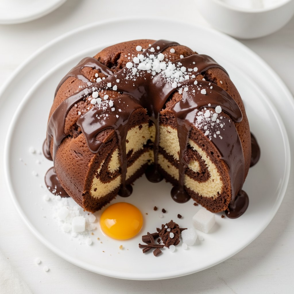 Babka czekoladowa z budyniów