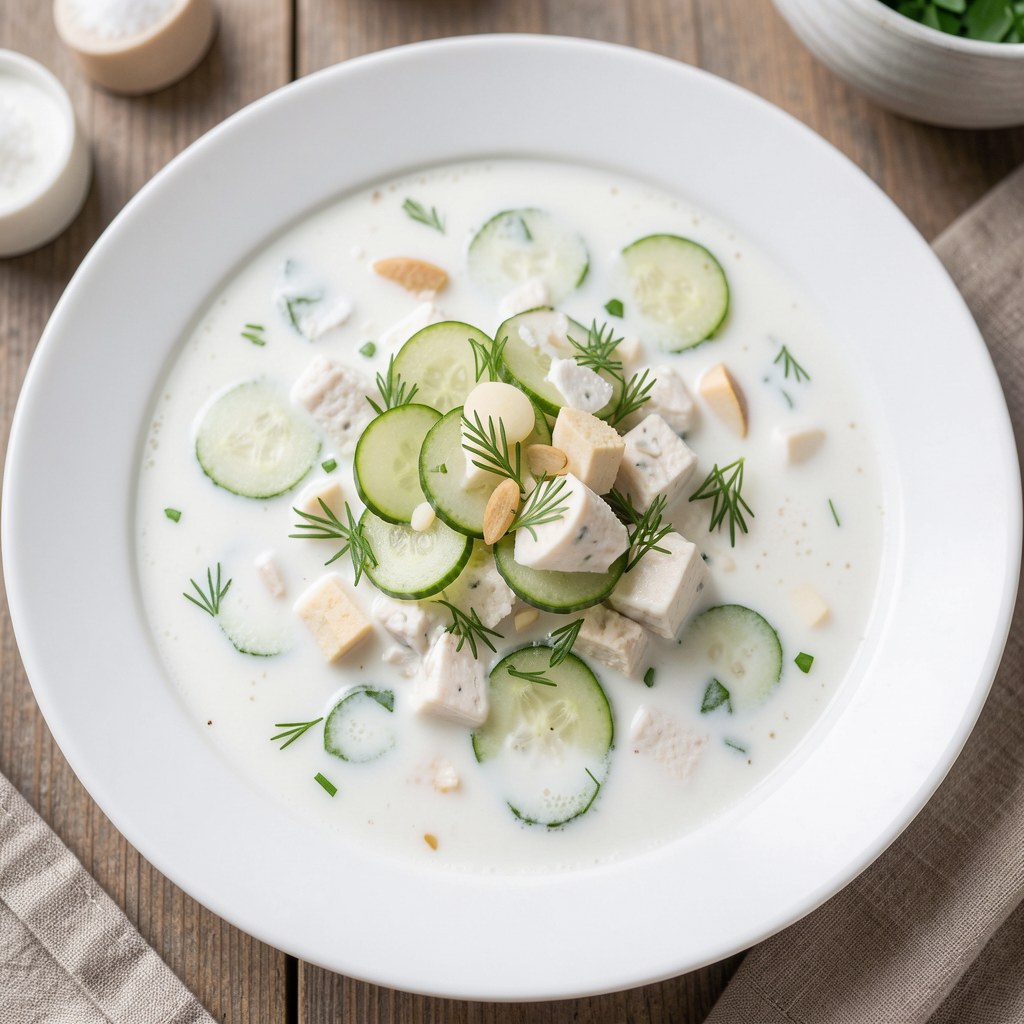 Chłodnik z serka wiejskiego