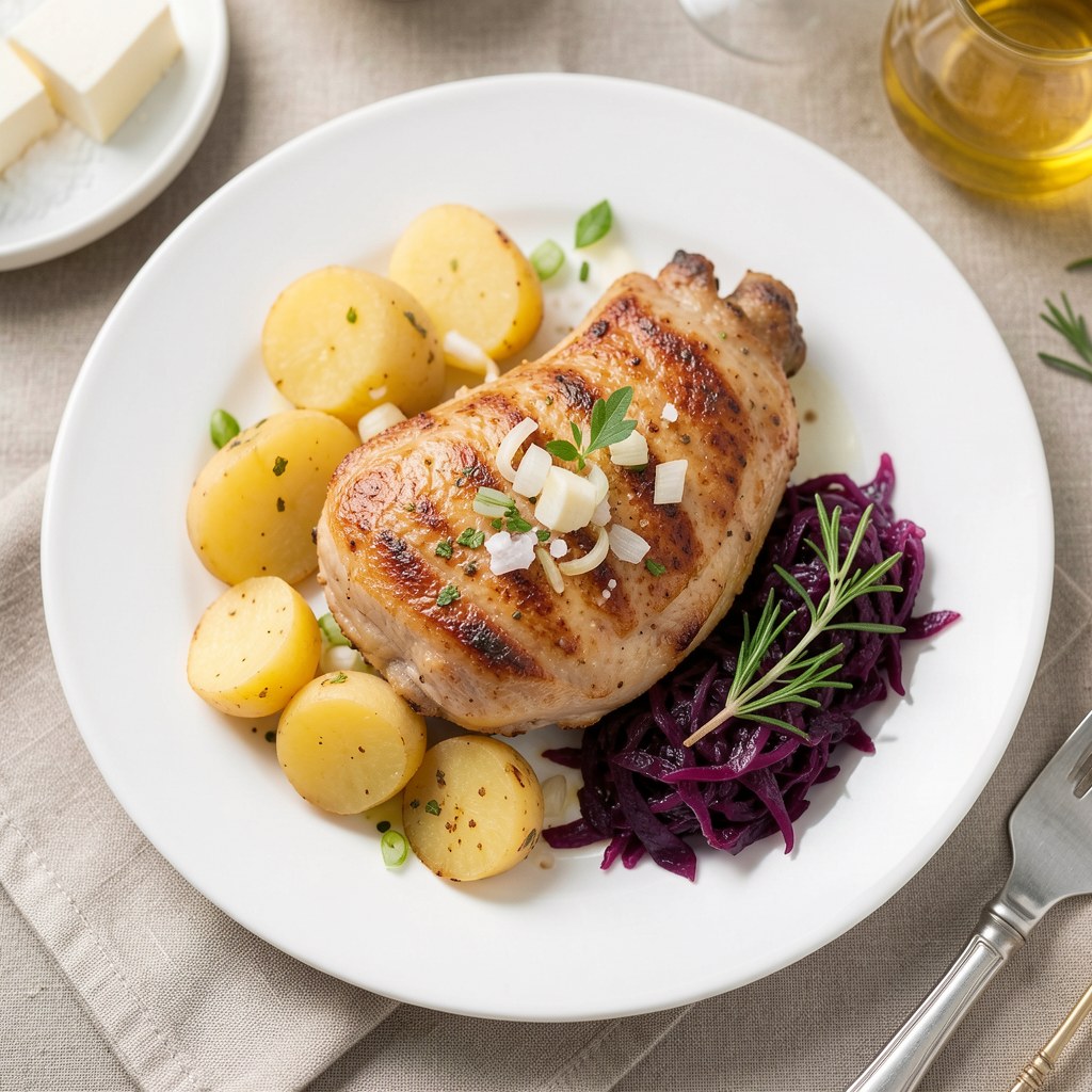 pieczone piersi gęsie