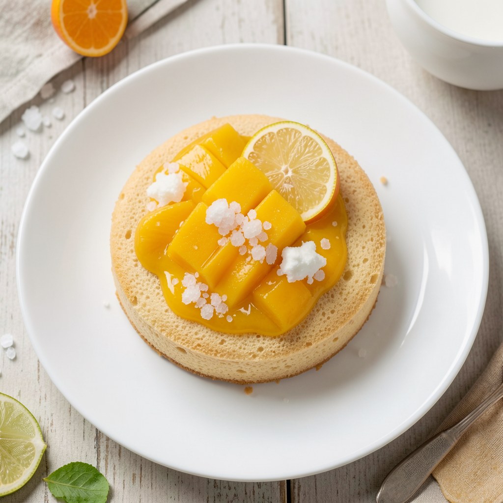 Krajanka mango - szybkie lekkie ciasto