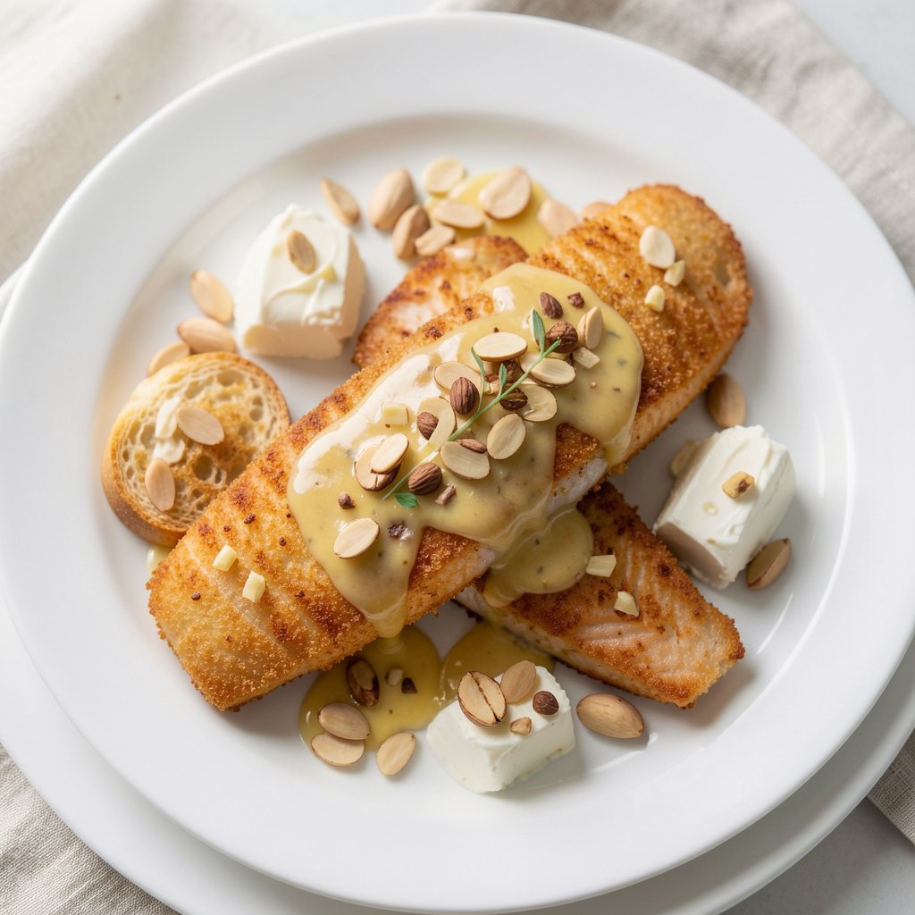 PSTRĄG UBRANY W MIGDAŁOWY PŁSZCZYK