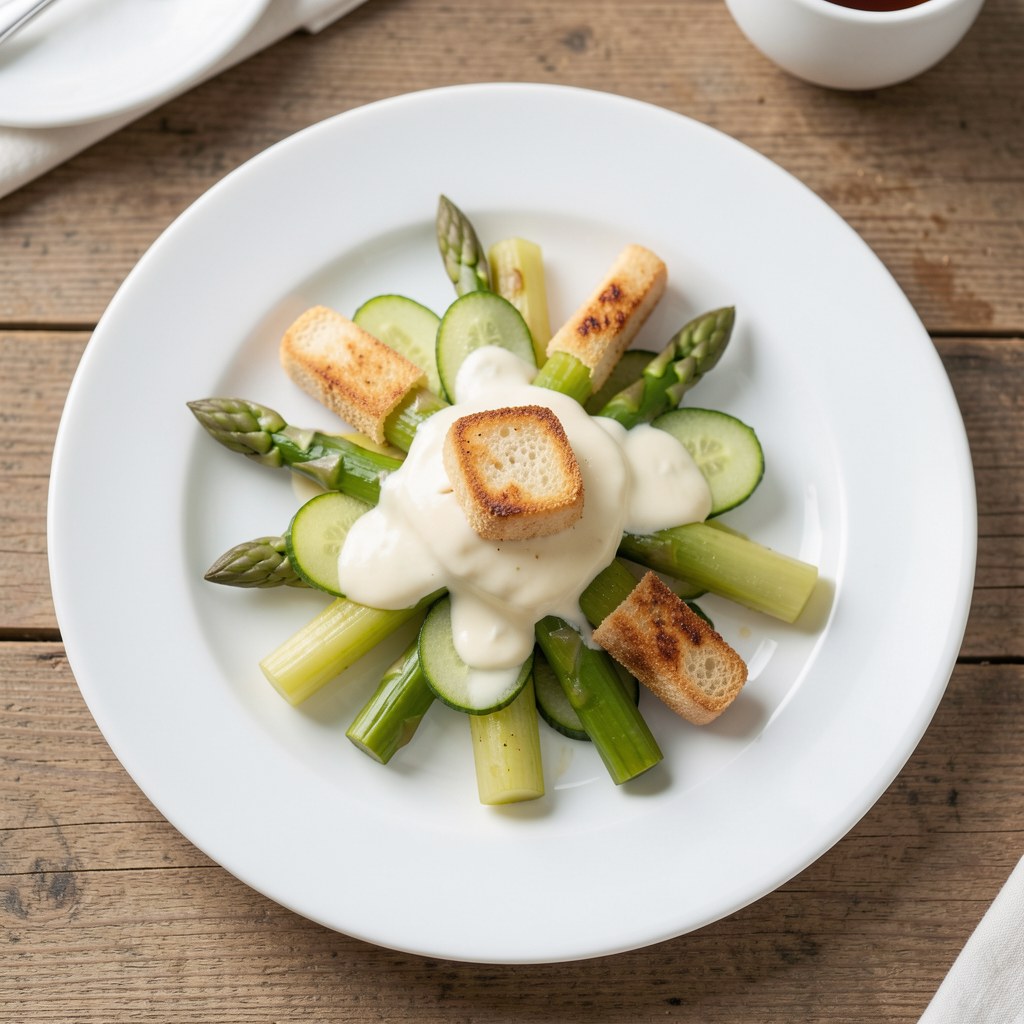 Ogórki a la szparagi