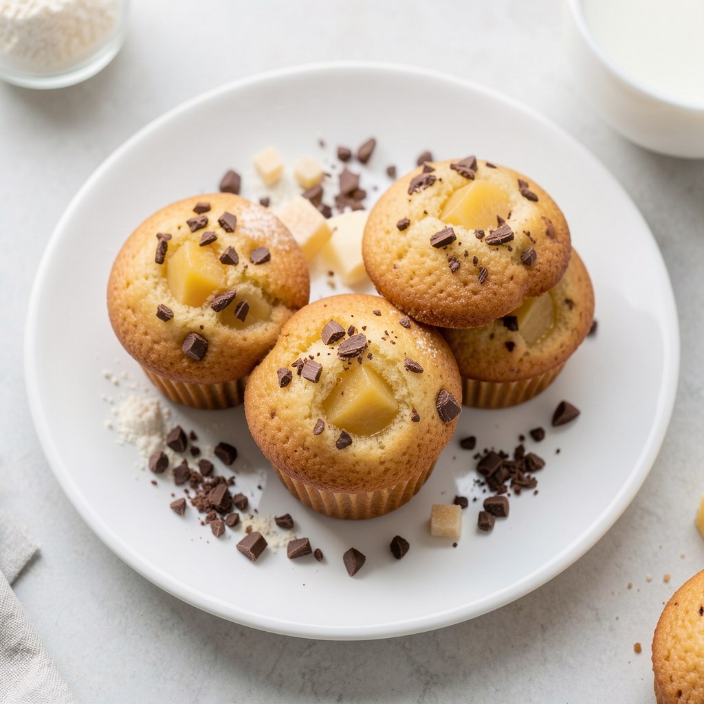 Muffinki z gruszkami