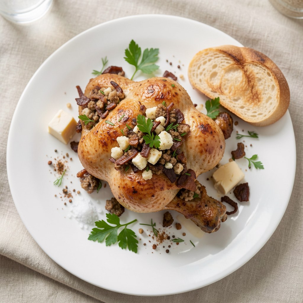 Kurczak faszerowany wątróbką