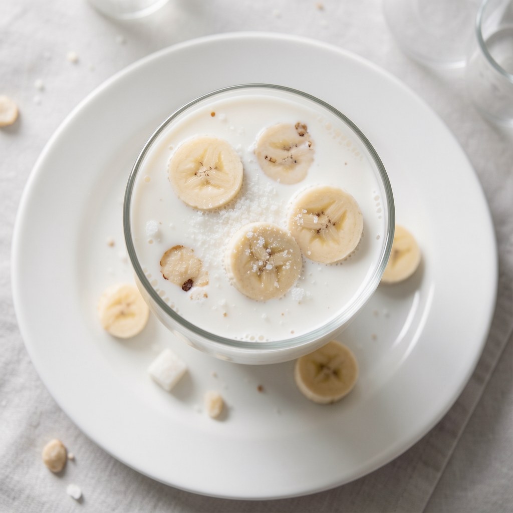 Koktail bananowy na mleku