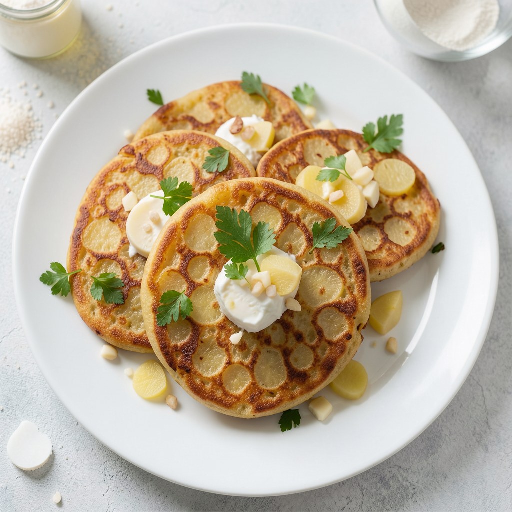 Langosze - węgierskie placki