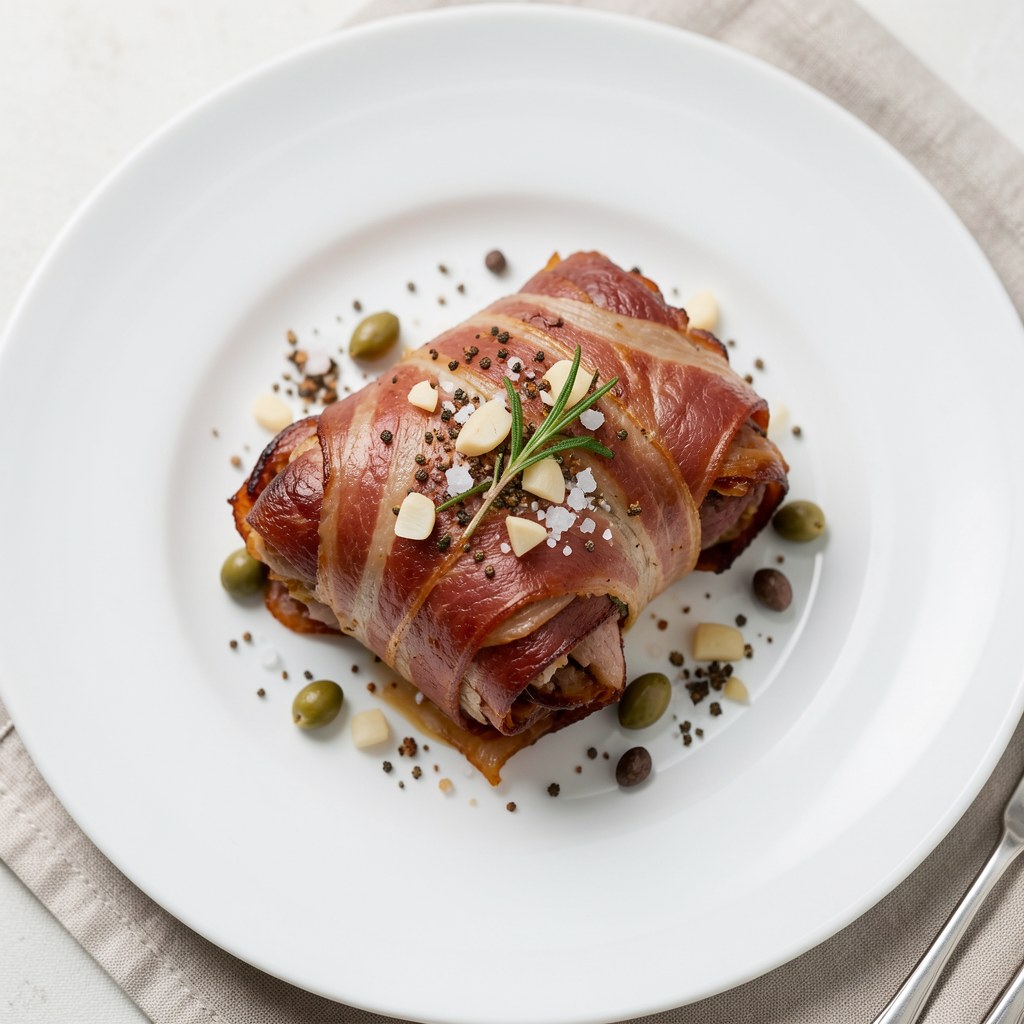 Schab zawijany w boczku