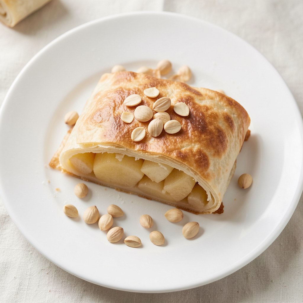 strudel z jabłkami