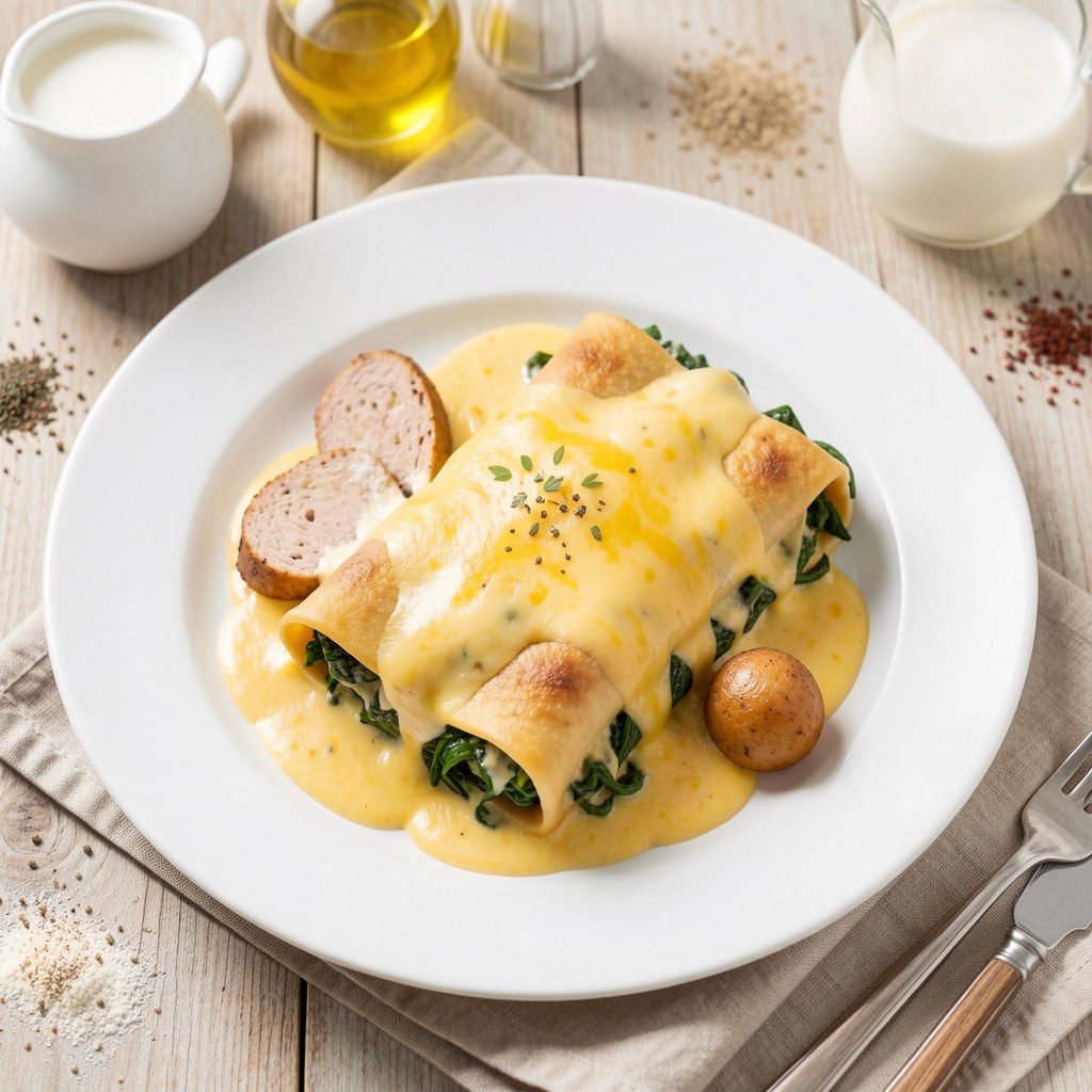 cannelloni ze szpinakiem