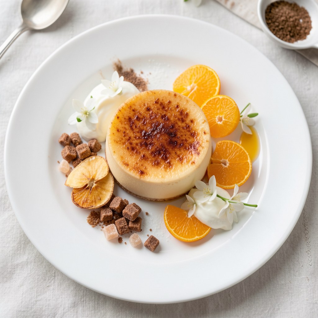 creme brulee o smaku jaśminowym