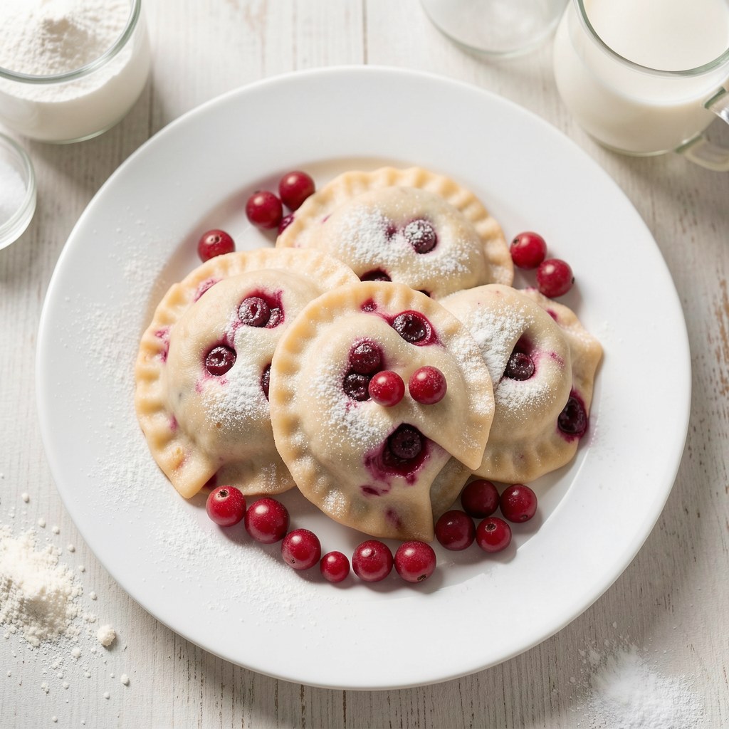 Pierogi z jagodami