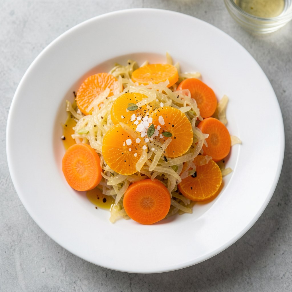 Surówka z pomarańczami