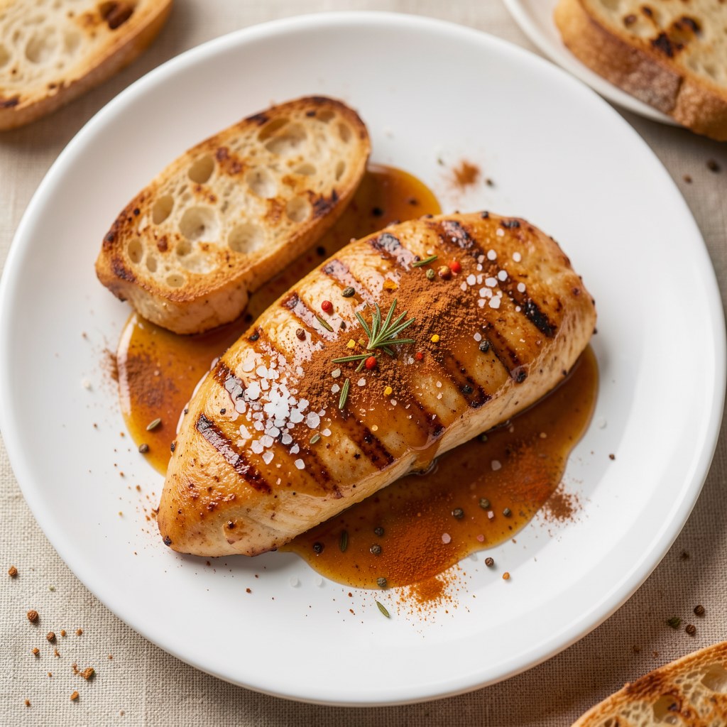 grillowane filety w karmelowej polewie