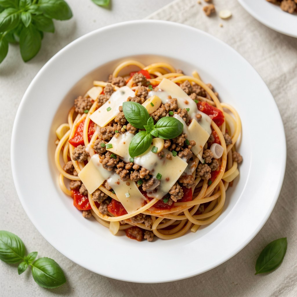 pikantne spaghetti po bolońsku