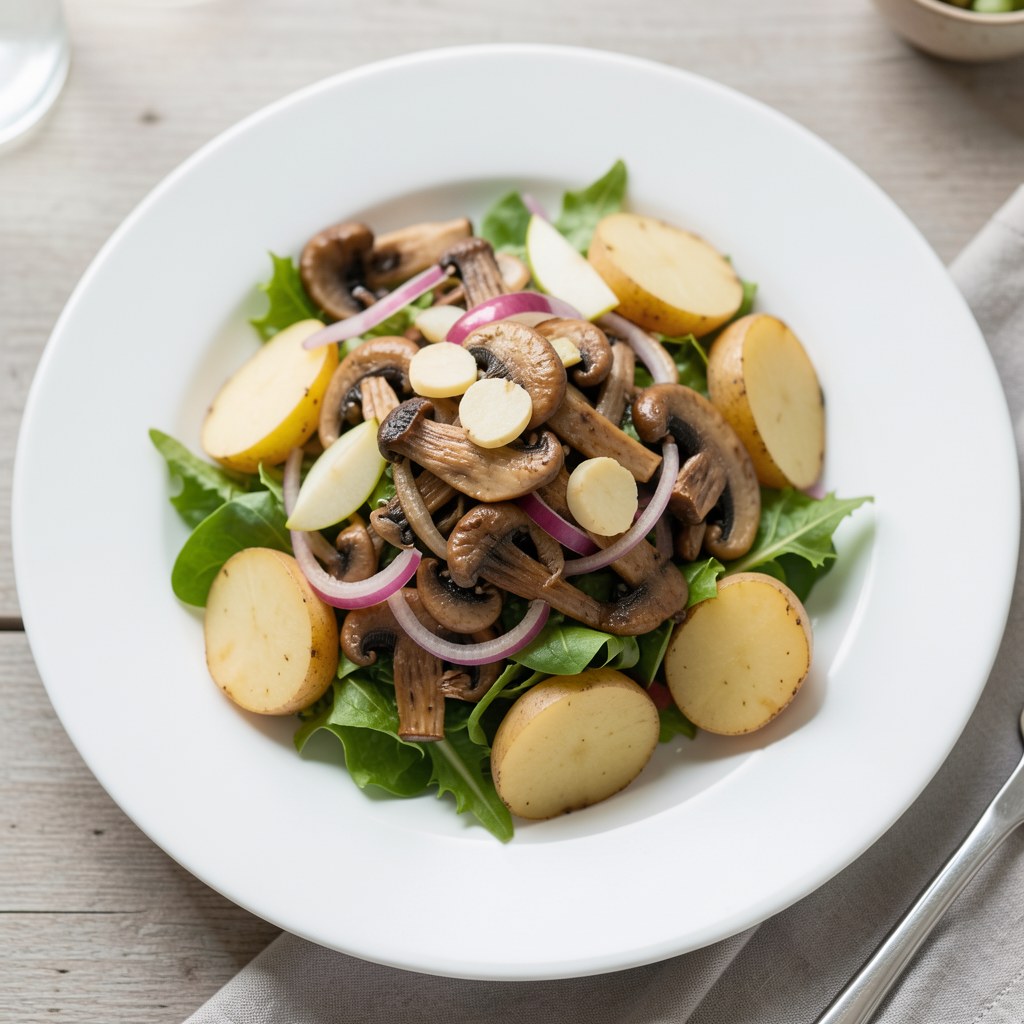 Sałatka z kiszonych grzybów