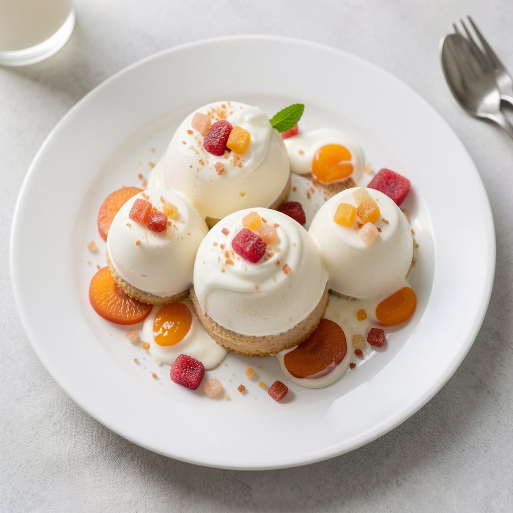 Lody poziomkowe