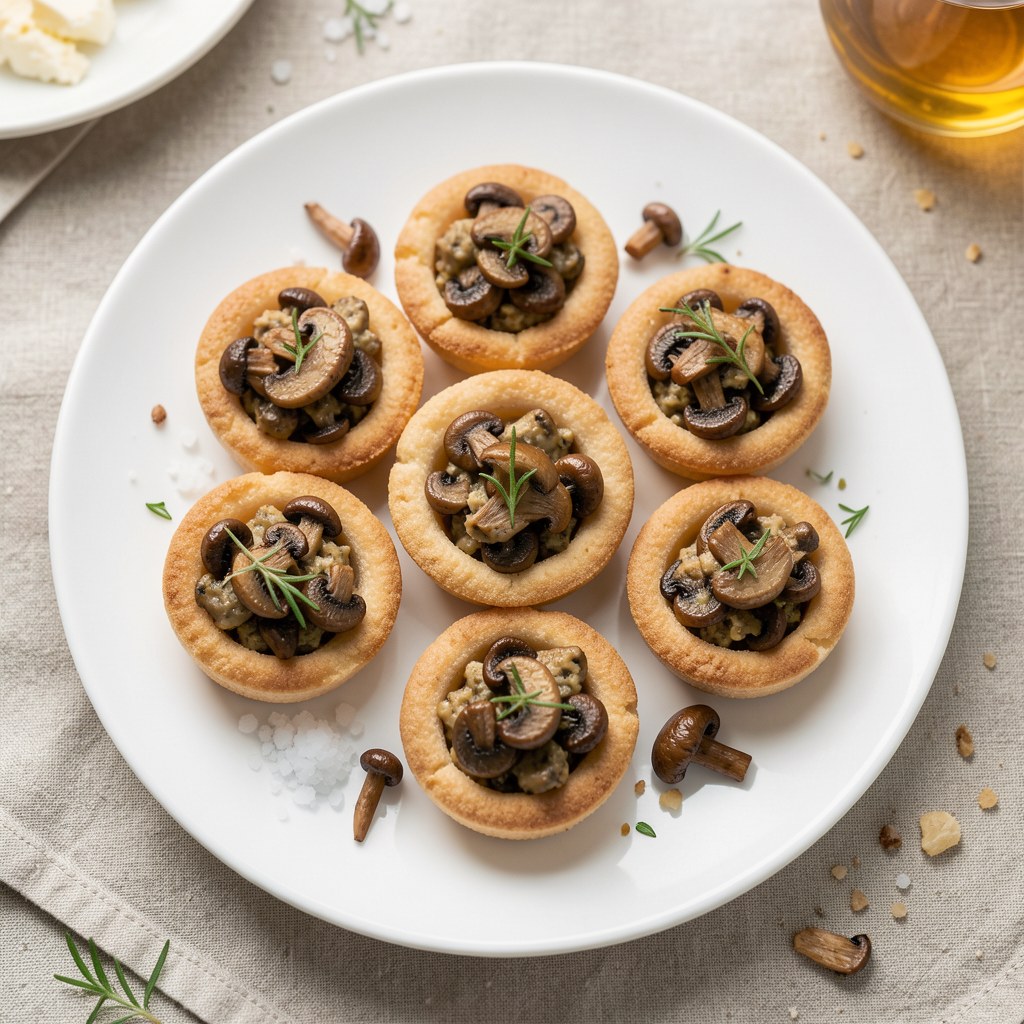 Babeczki z pieczarkami