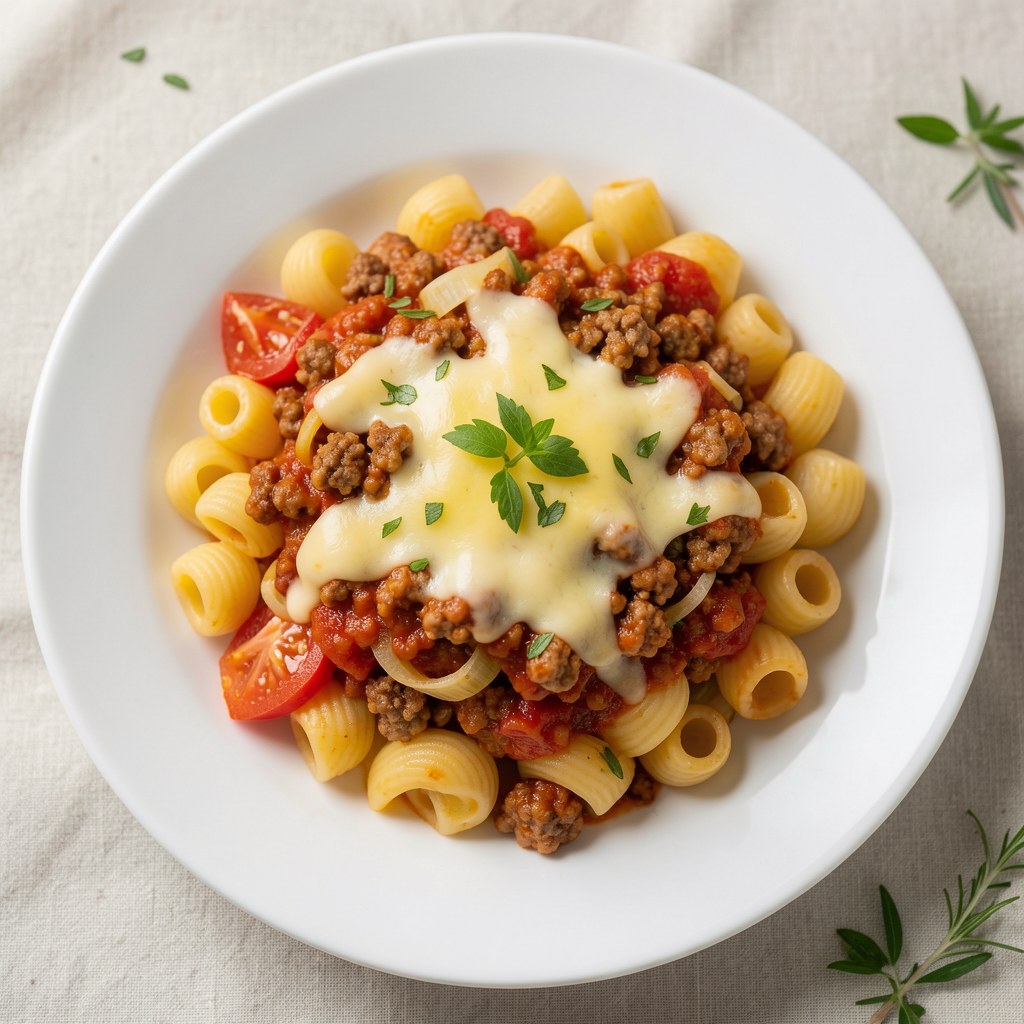 Makaron z sosem bolognese