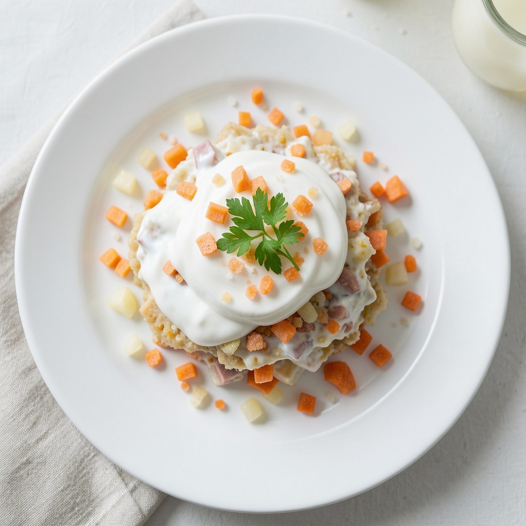 Chrzan tarty ze śmietaną