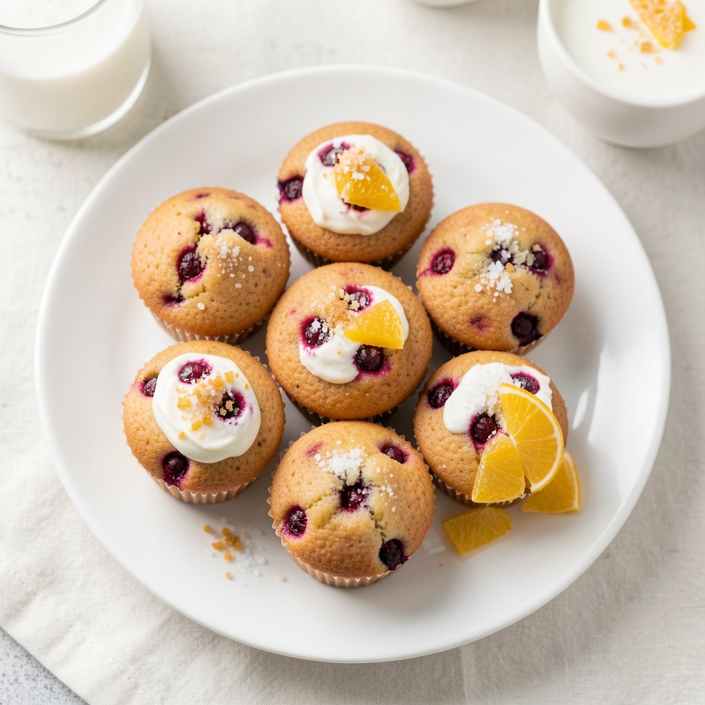 MUffinki rabarbarowo-imbirowe