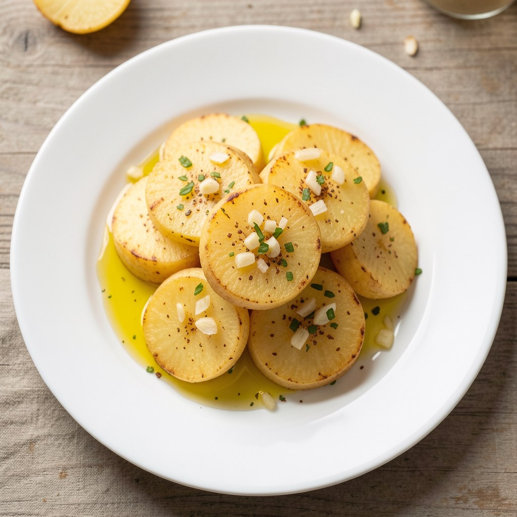 Ziemniaczki czosnkowe z piekarnika