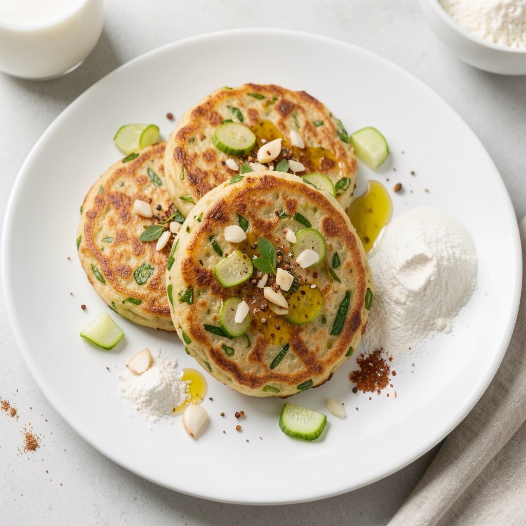 Placuszki z cukinii i pora