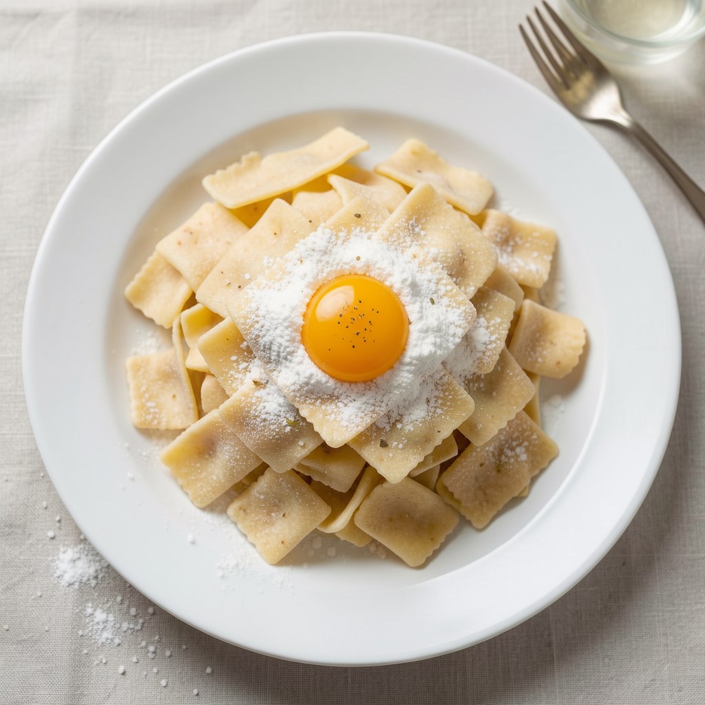 Kluski kładzione bawarskie