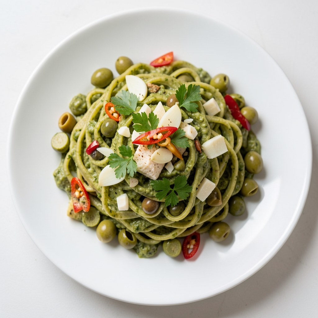 Pasta z zielonych oliwek