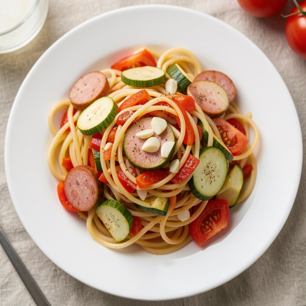 Spaghetti z cukinią