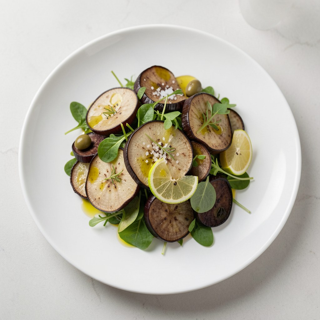 Szybka surówka z bakłażanów