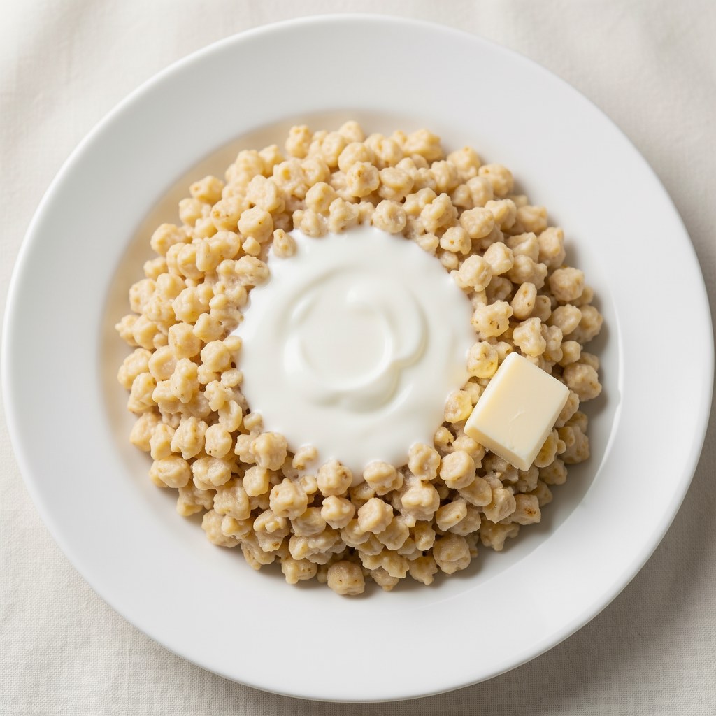 kasza gryczana z mlekiem