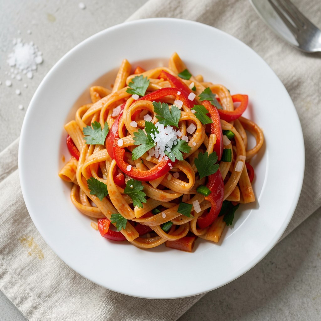 Pasta z papryki z selerem