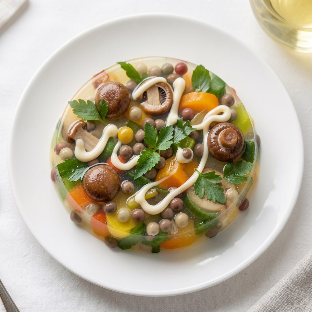 kolorowe jarzynki w galarecie