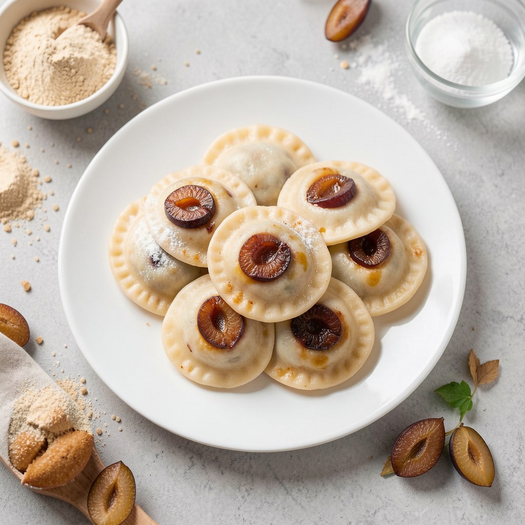 Pierogi ze śliwkami