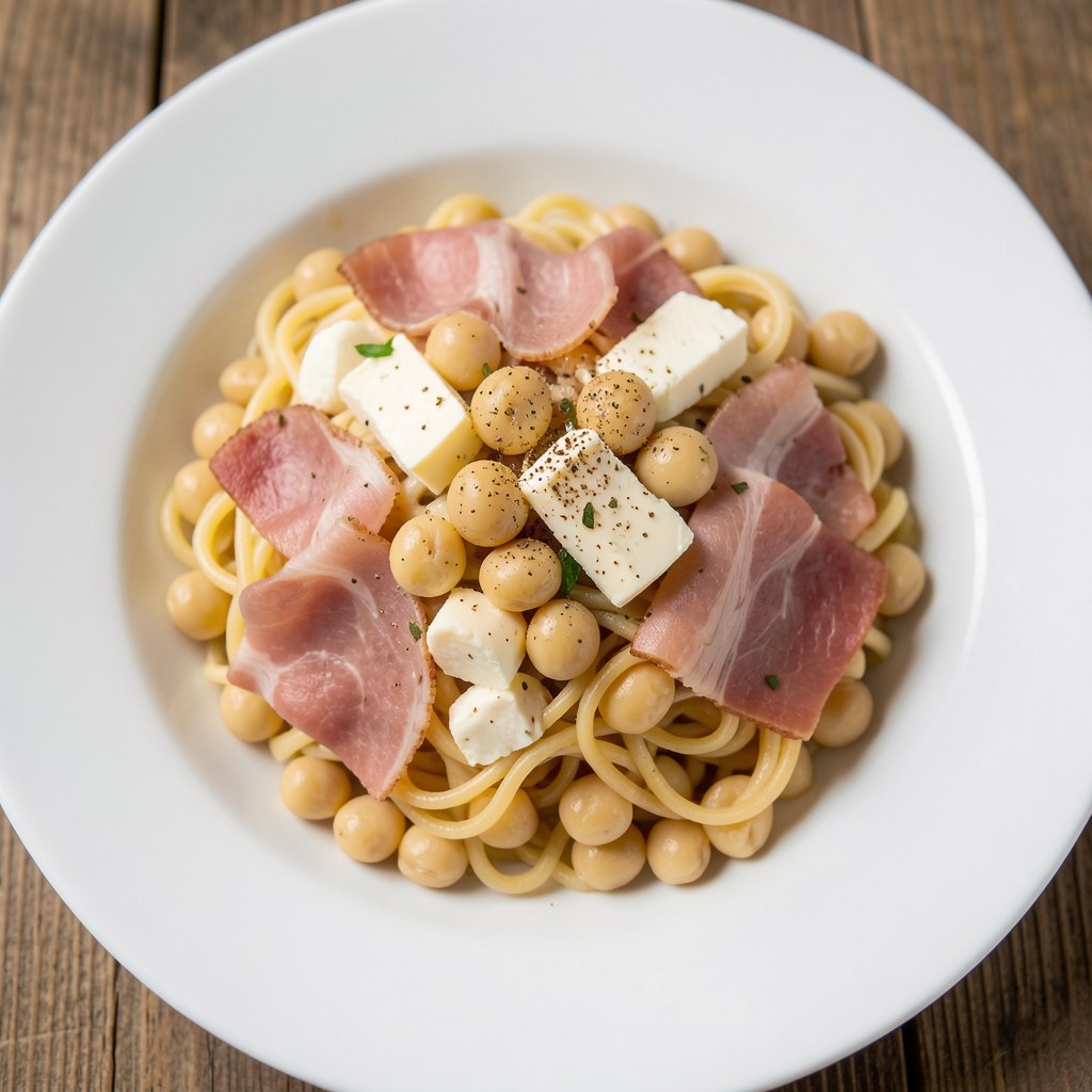 Pasta z bobu i wina