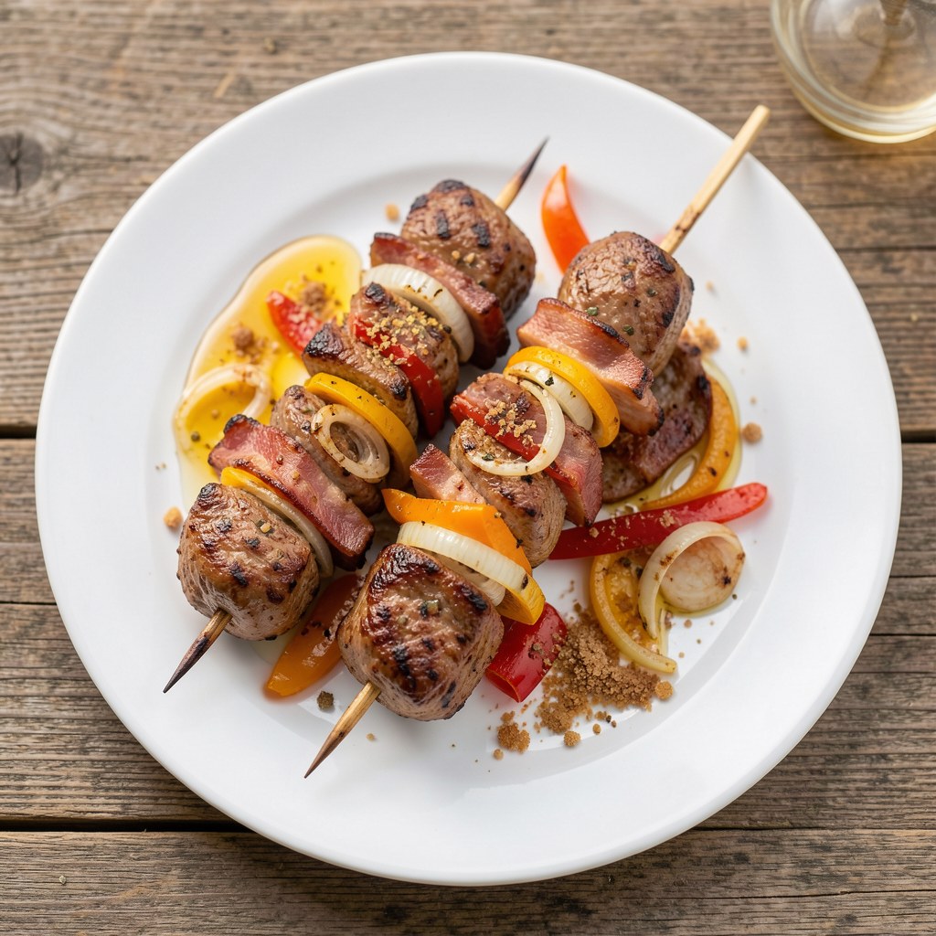 Miodowe szaszłyki