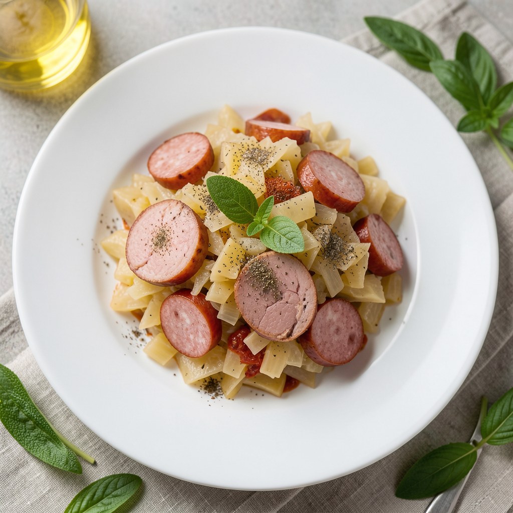 Bigos z młodej kapusty z koperkiem